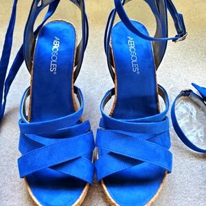 Aerosole Wedge w/ Interchangeable Ankle Straps